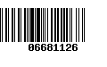 Código de Barras 06681126