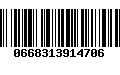 Código de Barras 0668313914706