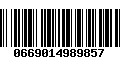 Código de Barras 0669014989857