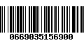 Código de Barras 0669035156900