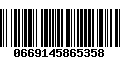 Código de Barras 0669145865358