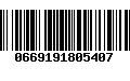 Código de Barras 0669191805407