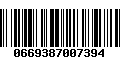 Código de Barras 0669387007394