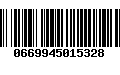 Código de Barras 0669945015328