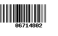 Código de Barras 06714802