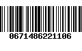 Código de Barras 0671486221106