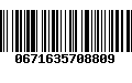Código de Barras 0671635708809