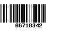 Código de Barras 06718342