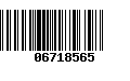 Código de Barras 06718565