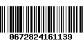 Código de Barras 0672824161139