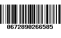 Código de Barras 0672890266585