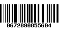 Código de Barras 0672890855604