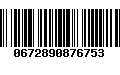 Código de Barras 0672890876753