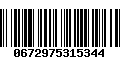 Código de Barras 0672975315344