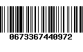 Código de Barras 0673367440972