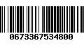 Código de Barras 0673367534800