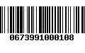 Código de Barras 0673991000108