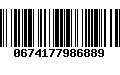 Código de Barras 0674177986889