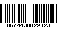 Código de Barras 0674438822123