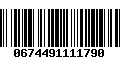 Código de Barras 0674491111790