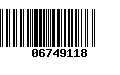 Código de Barras 06749118