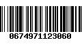Código de Barras 0674971123060
