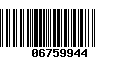 Código de Barras 06759944