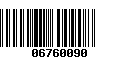 Código de Barras 06760090