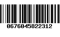Código de Barras 0676045822312