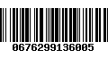 Código de Barras 0676299136005