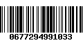 Código de Barras 0677294991033