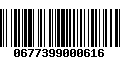 Código de Barras 0677399000616