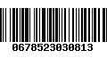 Código de Barras 0678523030813