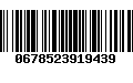 Código de Barras 0678523919439