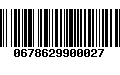 Código de Barras 0678629900027