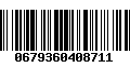 Código de Barras 0679360408711