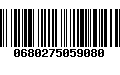 Código de Barras 0680275059080