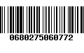 Código de Barras 0680275060772