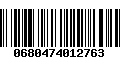 Código de Barras 0680474012763