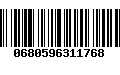 Código de Barras 0680596311768