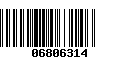 Código de Barras 06806314