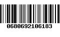 Código de Barras 0680692106183