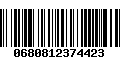 Código de Barras 0680812374423