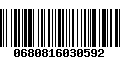 Código de Barras 0680816030592