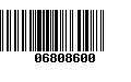 Código de Barras 06808600