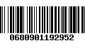 Código de Barras 0680901192952