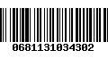 Código de Barras 0681131034302