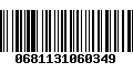 Código de Barras 0681131060349