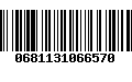 Código de Barras 0681131066570