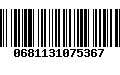 Código de Barras 0681131075367